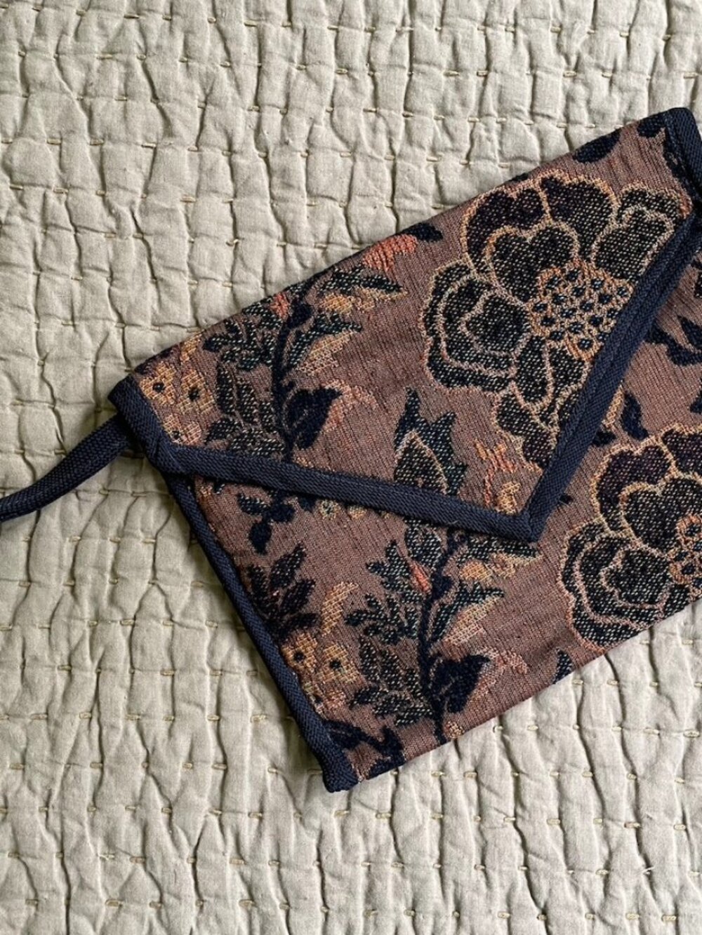 Vintage Fabric Clutch/Case